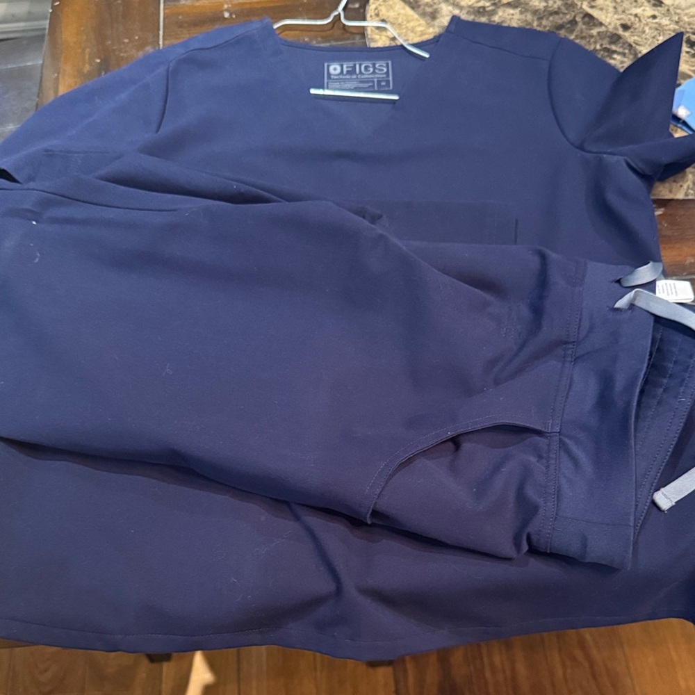 Figs navy Blue Medical Scrub Set